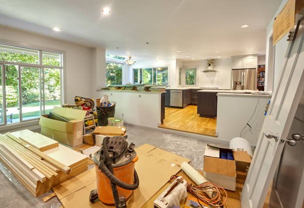 Professional Kitchen Remodeling technician working in Bay City, WI